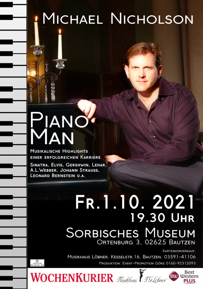 Konzert Michael Nicholson – DER Piano Man